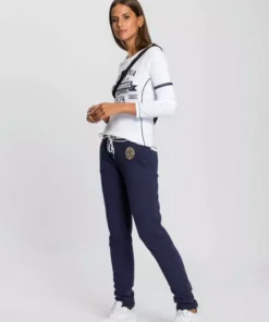 KangaROOS Jogginghose mit lässigem Beinaufschlag Marine-wei&szlig;, Anthrazit, Ecru-meliert -KangaROOS Verkaufsladen 4ce7d2ca c1da 52bc a116 f937cca52dc4