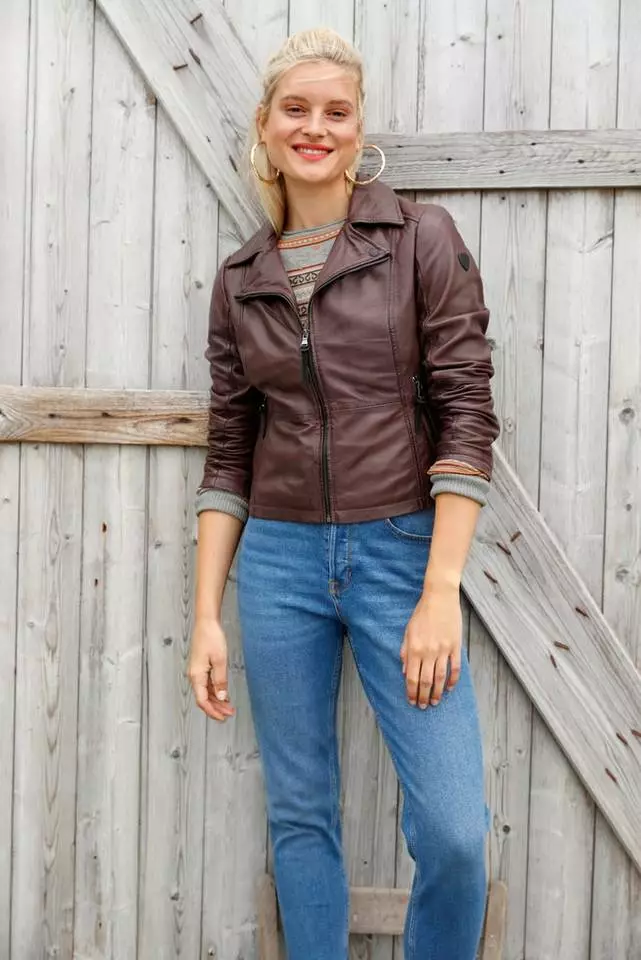 KangaROOS Rundhalspullover im Jaquard-Feinstrick Bunt, Natur-braun 9 KangaROOS Rundhalspullover im Jaquard-Feinstrick Bunt, Natur-braun – Bild 9