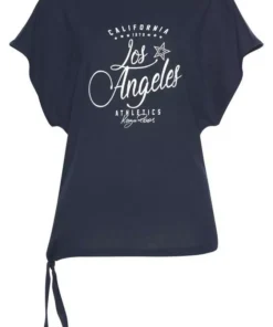 KangaROOS Jerseykleid (2-tlg) im Set mit oversize Shirt zum Knoten - NEUE KOLLEKTION Graublau-wei&szlig;, Marine-wei&szlig;, Schwarz -KangaROOS Verkaufsladen 4f021d3a e713 5278 9e9e 699e5db239e3