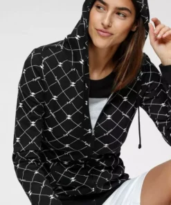 KangaROOS Kapuzensweatjacke mit modischen Logo-Allover-Druck Schwarz-weiß-bedruckt, Weiß-schwarz-bedruckt -KangaROOS Verkaufsladen 5008b496 0b1f 586e 816c 532c0f9eceac