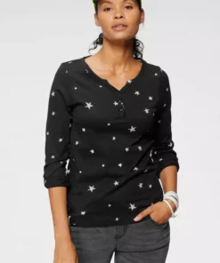 KangaROOS Langarmshirt mit Allover-Print -KangaROOS Verkaufsladen 51be93c8 2304 5834 a3d2 e32ace4e76db