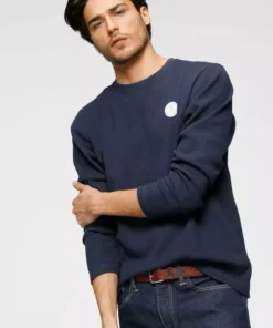 KangaROOS Langarmshirt mit Logobrustbadge Bordeaux, Marine -KangaROOS Verkaufsladen 5955221e acd2 5945 bc68 65de1b5453e9