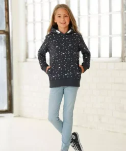 KangaROOS Kapuzensweatshirt Mit seitlichen Taschen Petrol, Marine-meliert -KangaROOS Verkaufsladen 5a0804ca eb21 5111 91d1 7aff423dd090