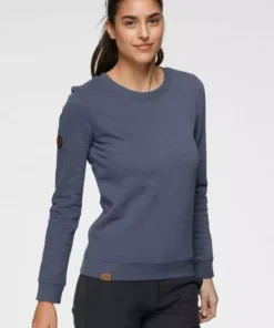 KangaROOS Sweatshirt in klassischer Form - NEUE KOLLEKTION Marine-meliert, Schwarz, Rosa-meliert