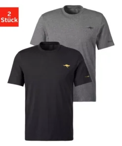 KangaROOS Kurzarmshirt »Homewear« (2er-Pack) mit KangaROOS Print auf der Brust Grau-meliert | anthrazit, Petrol | schwarz 19 KangaROOS Kurzarmshirt »Homewear« (2er-Pack) mit KangaROOS Print auf der Brust Grau-meliert | anthrazit, Petrol | schwarz -KangaROOS Verkaufsladen 5c4ce250 555d 5be0 a7f3 7d22bb239dec
