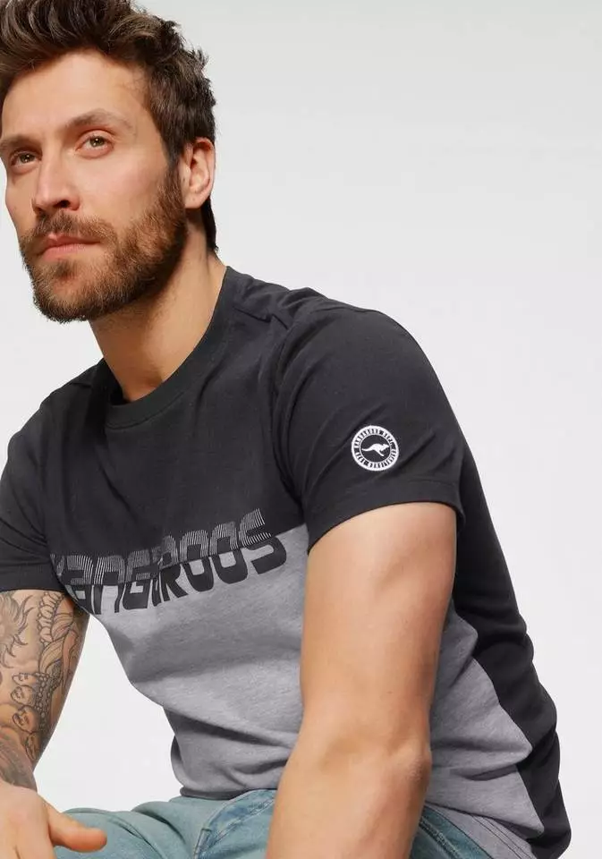 KangaROOS Rundhalsshirt mit Logofrontprint 3 KangaROOS Rundhalsshirt mit Logofrontprint – Bild 3