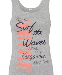 KangaROOS Tanktop mit "surf-life" Logo-Druck - NEUE KOLLEKTION Wei&szlig;, Marine, Hellgrau-meliert -KangaROOS Verkaufsladen 5fe32d03 c351 57ea 8122 67fe703c2bf1