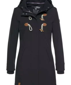 KangaROOS Softshelljacke mit trendigen Zierknöpfen Graublau, Schwarz -KangaROOS Verkaufsladen 6082d2f2 bf91 5d79 98e3 e7d86fd93ffd