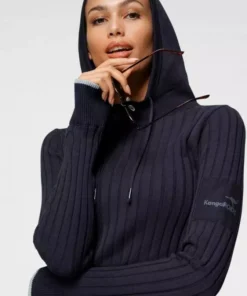 KangaROOS Strickpullover mit kontrastfarbener Kapuzeninnenseite und Logodruck auf dem Arm - NEUE KOLLEKTION Rot-pink, Marine-hellgrau-meliert 9 KangaROOS Strickpullover mit kontrastfarbener Kapuzeninnenseite und Logodruck auf dem Arm - NEUE KOLLEKTION Rot-pink, Marine-hellgrau-meliert -KangaROOS Verkaufsladen 60accb43 4f44 5817 99e4 d3ff72535444