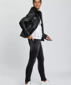 KangaROOS Lederjacke im Biker-Look mit abnehmbaren Sweateinsatz - NEUE KOLLEKTION Lindgr&uuml;n, Schwarz, Ecru -KangaROOS Verkaufsladen 61fa1a5e b55e 5c5a a336 b349440e9837 1