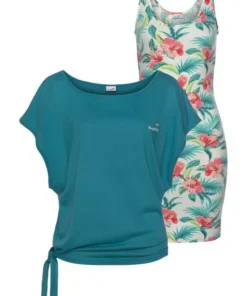 KangaROOS 2-in-1-Kleid Set Kleid und Shirt mit Tropical Hibiskus Print -KangaROOS Verkaufsladen 6350affb 68b2 58ac b750 e53c121daa16