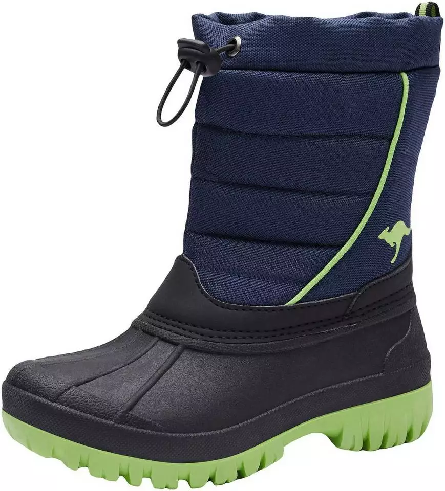 KangaROOS »K-Ben« Winterstiefel Navy-lime, Grau 8 KangaROOS »K-Ben« Winterstiefel Navy-lime, Grau – Bild 8