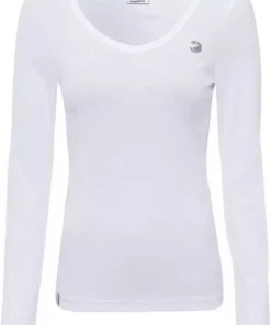 KangaROOS Longsleeve mit V-Neck und silberschimmernden Logodruck auf der Brust - NEUE KOLLEKTION Mint, Weiß, Schwarz -KangaROOS Verkaufsladen 6bbc7045 bc9a 5c3d 843a 06e34e0ce4cd