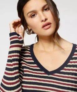 KangaROOS Strickpullover im aktuellen Ringelstreifen Pink-rosa-gestreift, Marine-bordeaux-gestreift, Gr&uuml;n-blau-gestreift -KangaROOS Verkaufsladen 6e47379f e02a 5cd0 b553 dc2618bbcce5