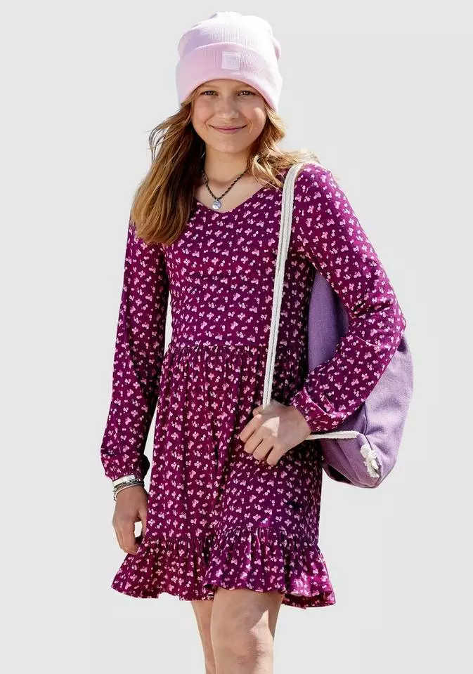 KangaROOS Jerseykleid mit kleiner Logostickerei 1 KangaROOS Jerseykleid mit kleiner Logostickerei