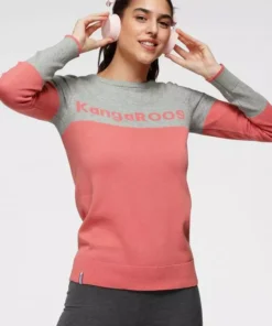 KangaROOS Rundhalspullover mit Colour-Blocking und großem Logo-Schriftzug - NEUE KOLLEKTION
