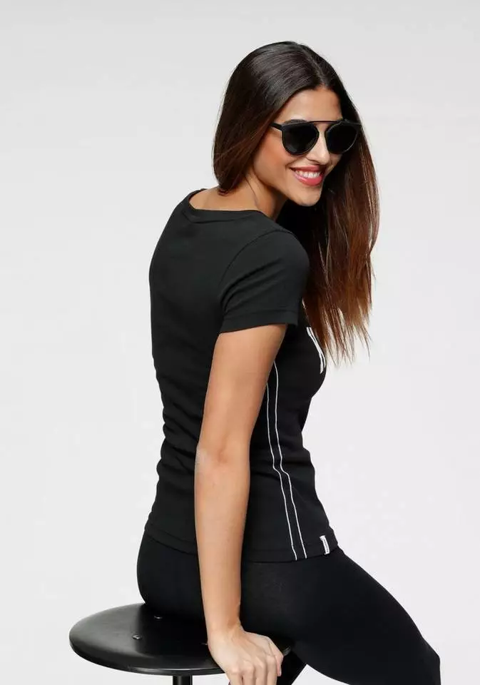 KangaROOS T-Shirt mit goldgfarbenem Glitzerdruck 2 KangaROOS T-Shirt mit goldgfarbenem Glitzerdruck – Bild 2