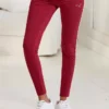 KangaROOS Leggings mit schmalem Piping Rot, Marine