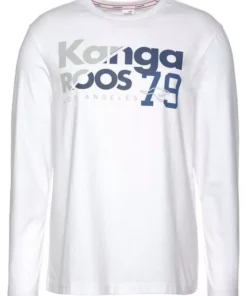 KangaROOS Langarmshirt mit Logofrontprint -KangaROOS Verkaufsladen 76380646 bbc1 5302 8d45 f7d3c76560ea