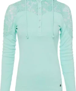 KangaROOS Kapuzenshirt mit Spitzendetail Türkis, Offwhite, Altrosa, Schwarz 17 KangaROOS Kapuzenshirt mit Spitzendetail Türkis, Offwhite, Altrosa, Schwarz -KangaROOS Verkaufsladen 78792c9c 4176 5bc8 aca5 9203a9a37bd1