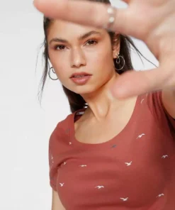 KangaROOS T-Shirt mit Anker, Schiffchen oder Reh-Print Hellgrau-meliert, Marine, Rost, Schwarz -KangaROOS Verkaufsladen 7942898e b73b 55c8 8aa5 51695bc4f269