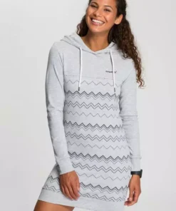 KangaROOS Sweatkleid mit graphischem Allover-Druck