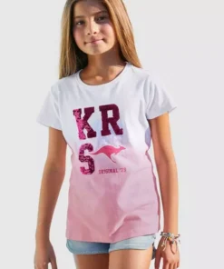 KangaROOS T-Shirt Im Farbverlauf mit Wendepailletten
