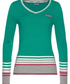 KangaROOS V-Ausschnitt-Pullover im tollen Streifen-Farb-Mix Marine-rot, Grau-meliert-pink, Hummer-mint-wollweiß-blau-gestreift, Grün-hellgrau-wollweiß-gestreift -KangaROOS Verkaufsladen 7e2ef0a3 a9ea 51dd 9951 7e13d2bef634