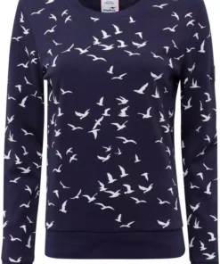 KangaROOS Sweatshirt mit modischem Minimal-Allover-Print Mittelblau, Schwarz, Himbeere, Marine -KangaROOS Verkaufsladen 7e4952b1 19b6 5d1a 92ce 9d270698c067