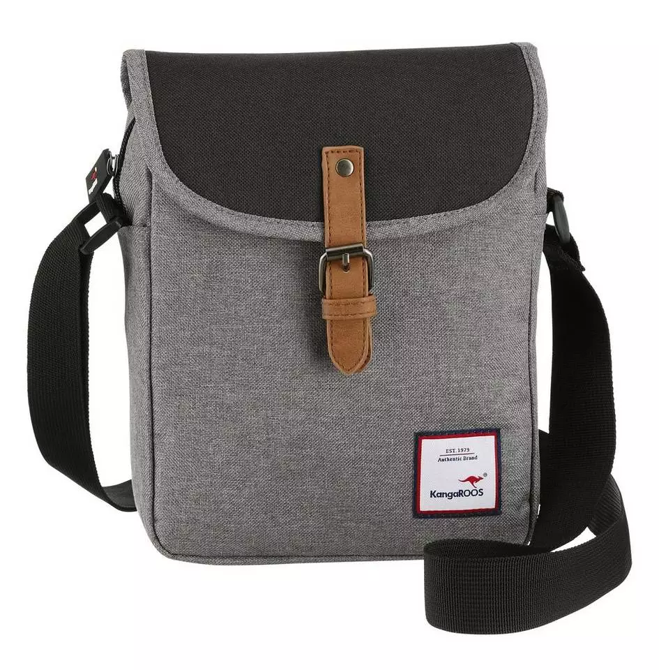 KangaROOS Umhängetasche »Creek«, in schickem Design Grau, Blau, Dunkelblau, Sand 10 KangaROOS Umhängetasche »Creek«, in schickem Design Grau, Blau, Dunkelblau, Sand – Bild 10