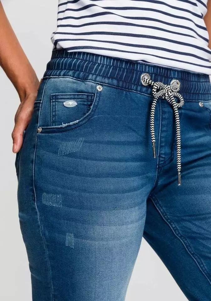 KangaROOS Jogg-Bermudas mit Gummibund und Kontrastkordel 3 KangaROOS Jogg-Bermudas mit Gummibund und Kontrastkordel – Bild 3