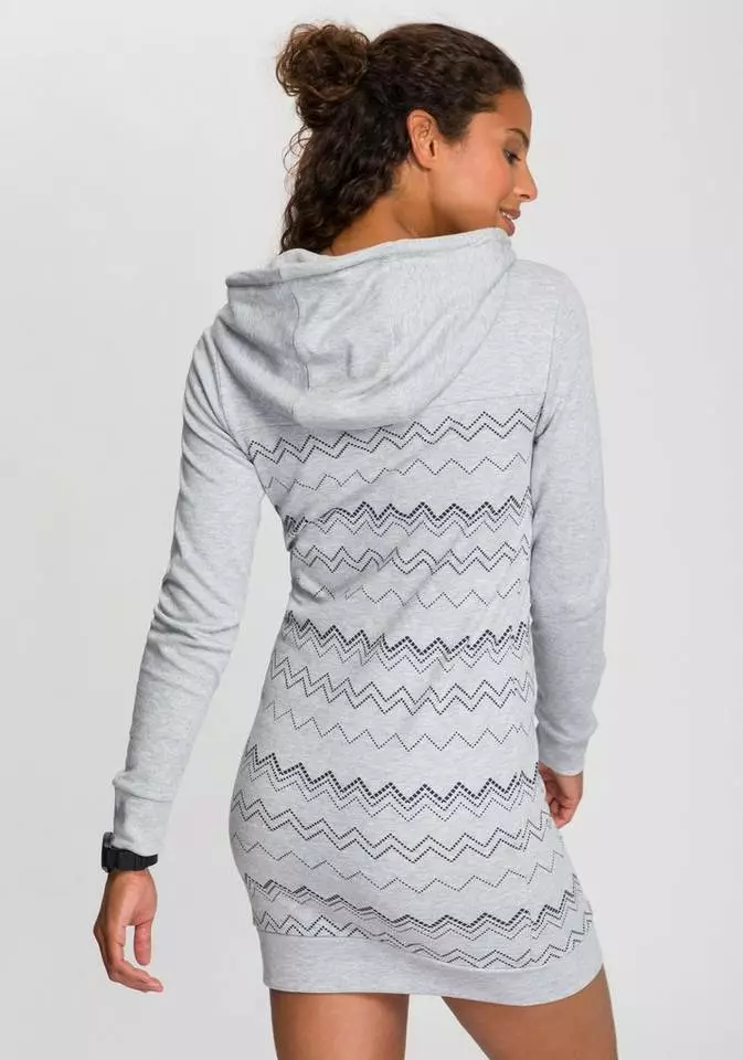 KangaROOS Sweatkleid mit graphischem Allover-Druck 2 KangaROOS Sweatkleid mit graphischem Allover-Druck – Bild 2