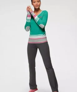 KangaROOS V-Ausschnitt-Pullover im tollen Streifen-Farb-Mix Marine-rot, Grau-meliert-pink, Hummer-mint-wollweiß-blau-gestreift, Grün-hellgrau-wollweiß-gestreift -KangaROOS Verkaufsladen 80e59b94 3dc9 5d3a 9873 0e9d9369e6d6