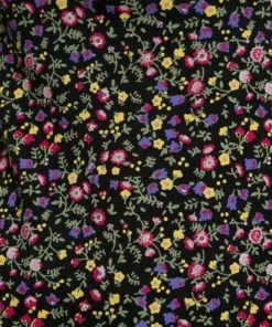 KangaROOS 3/4-Arm-Shirt mit minimalistischem Blumen allover-print - NEUE KOLLEKTION Wollweiß-bunt-geblümt, Schwarz-bunt-geblümt -KangaROOS Verkaufsladen 84edbf6a 6799 5162 9095 f422eb3d935b