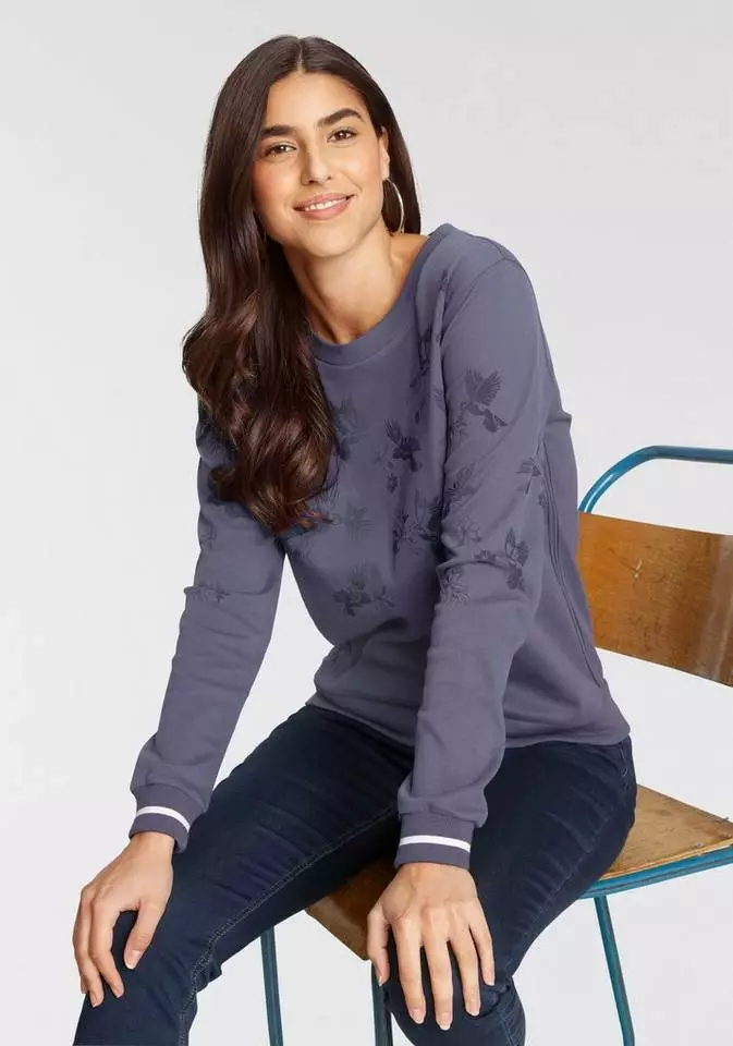 KangaROOS Sweatshirt mit modischem Vögel-Allover-Druck - NEUE KOLLEKTION 6 KangaROOS Sweatshirt mit modischem Vögel-Allover-Druck - NEUE KOLLEKTION – Bild 6