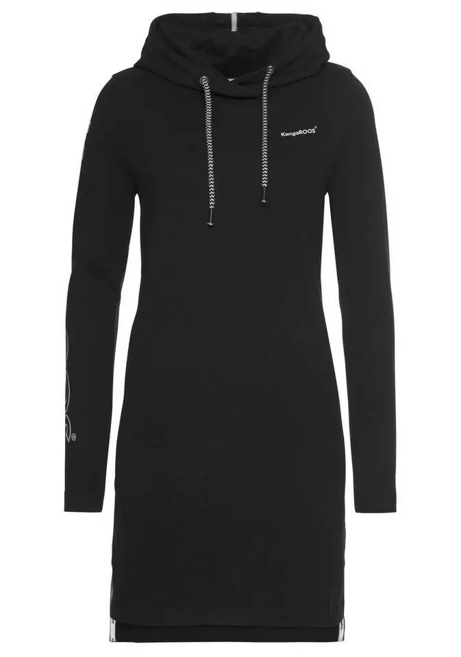 KangaROOS Sweatkleid mit Kapuze & großem Schriftzug-Druck am Arm 5 KangaROOS Sweatkleid mit Kapuze & großem Schriftzug-Druck am Arm – Bild 5