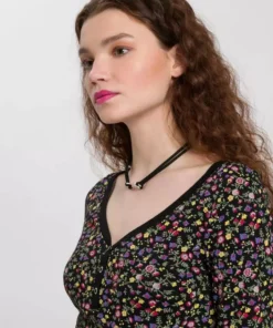 KangaROOS 3/4-Arm-Shirt mit minimalistischem Blumen allover-print - NEUE KOLLEKTION Wollweiß-bunt-geblümt, Schwarz-bunt-geblümt -KangaROOS Verkaufsladen 9118c8f3 0237 5b2a 81b3 177b6f53bb07