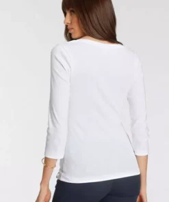 KangaROOS 3/4-Arm-Shirt mit auffälligen Schriftzügen Hellgrau-meliert, Marine, Wei&szlig;, Pink -KangaROOS Verkaufsladen 916fbfcc 0249 50a2 a184 4739e37fe69a