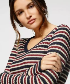 KangaROOS Strickpullover im aktuellen Ringelstreifen Pink-rosa-gestreift, Marine-bordeaux-gestreift, Gr&uuml;n-blau-gestreift -KangaROOS Verkaufsladen 91c1c15e 87c3 5d15 93ae d3ef4181001b