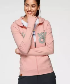 KangaROOS Kapuzensweatjacke mit großem Logo-Front-Print - NEUE KOLLEKTION Marine, Rosa