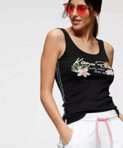 KangaROOS Tanktop mit femininem Frontdruck Hellgrau-meliert, Marine, Schwarz-bedruckt, Apricot -KangaROOS Verkaufsladen 9497e098 d2e1 594e 85c6 c89e07a928e6