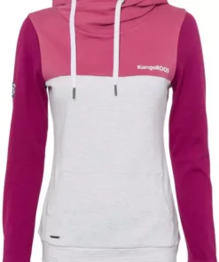 KangaROOS Kapuzensweatshirt mit modischer Kombination aus Color-Blocking und Streifen Beere-rose, Marine-nachtblau, Schwarz-weiß-hellgrau-meliert -KangaROOS Verkaufsladen 97f2de52 e86a 5882 9a97 08bfa55ada2d