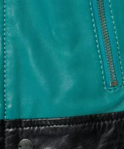 KangaROOS Lederjacke mit farbigen Streifendetails Schwarz-rot, Grün-offwhite 17 KangaROOS Lederjacke mit farbigen Streifendetails Schwarz-rot, Grün-offwhite -KangaROOS Verkaufsladen 98344b3b 7208 53b1 9966 b032a7368193