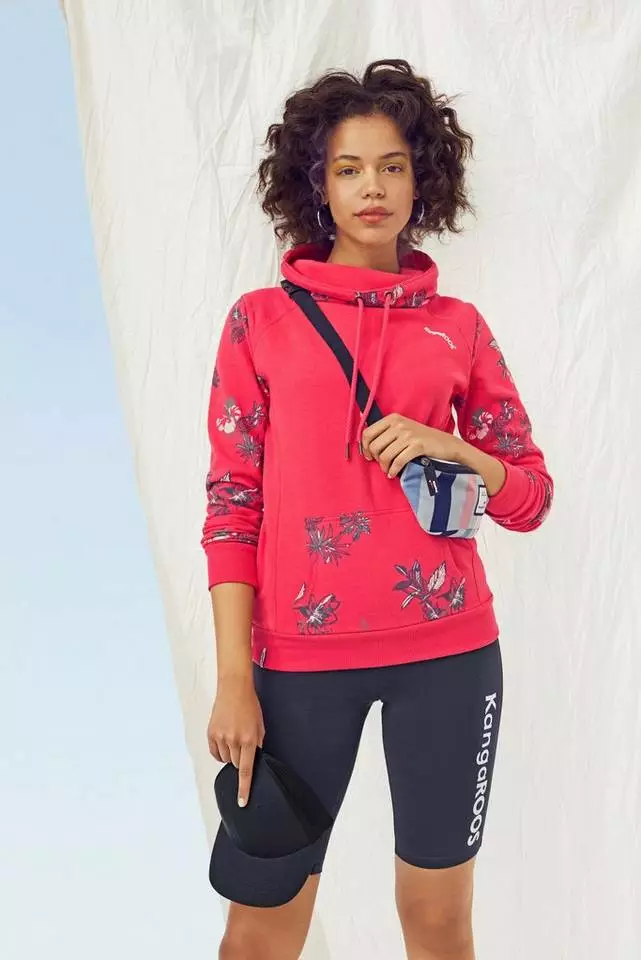 KangaROOS Radlerhose (2-tlg) perfekt kombinierbar mit Kleidern und Röcken Marine-schwarz, Weiß-hellgrau-melange-bedruckt-silberfarben 16 KangaROOS Radlerhose (2-tlg) perfekt kombinierbar mit Kleidern und Röcken Marine-schwarz, Weiß-hellgrau-melange-bedruckt-silberfarben – Bild 16