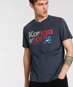 KangaROOS T-Shirt mit großem Logofrontprint