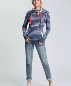 KangaROOS Hoodie in Langform mit überlappender Kapuze Ecru-meliert-mittelblau, Blau-meliert-weiß, Koralle-meliert, Schwarz 13 KangaROOS Hoodie in Langform mit überlappender Kapuze Ecru-meliert-mittelblau, Blau-meliert-weiß, Koralle-meliert, Schwarz -KangaROOS Verkaufsladen 9a488f0b a666 5452 b752 5d5db33b0794