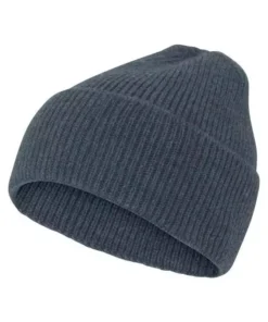 KangaROOS Strickmütze Rippenstrick Wollwei&szlig;, Jeansblau, Apricot, Schwarz