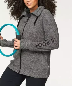 KangaROOS Fleecejacke »FLEECEJACKE« Große Größen Marine (Fleecejacke aus nachhaltigem Material), Anthrazit (Fleecejacke aus nachhaltigem Material), Anthrazit, Marine -KangaROOS Verkaufsladen 9d6bda06 9a35 5bc7 b1d2 92240c4c625e