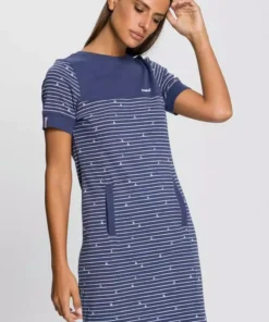 KangaROOS Sommerkleid NEUE KOLLEKTION Himbeere-bedruckt, Blau-bedruckt