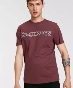 KangaROOS Rundhalsshirt mit Logoprint Bordeaux, Marine -KangaROOS Verkaufsladen 9fb58ee5 f461 5900 92a6 76f655e848f5